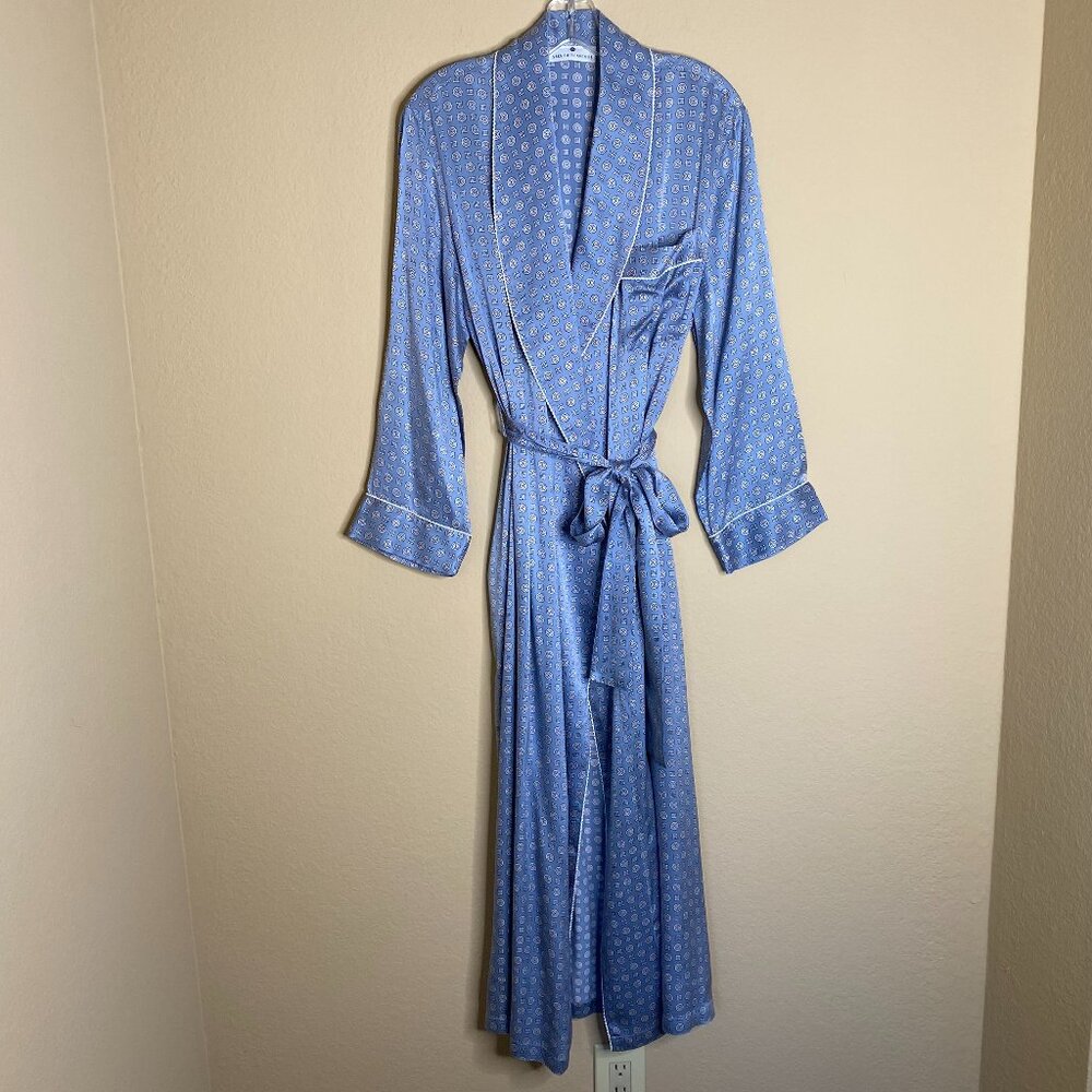 saks fifth avenue print robe